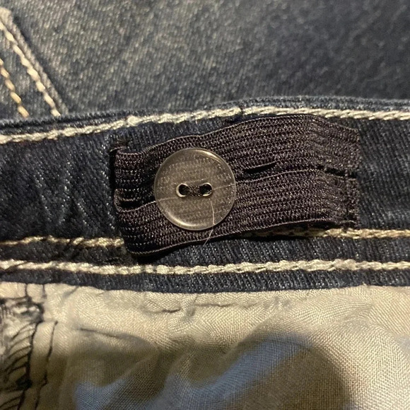 MINI MOCA EUC GIRLS JEANS DENIM OANTS BOTTOMS GIRL SUMMER CASUAL WINTER SIZR 8 - Picture 6 of 6